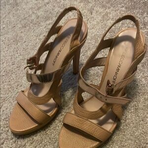 Rebecca Minkoff Tan Strappy Heels